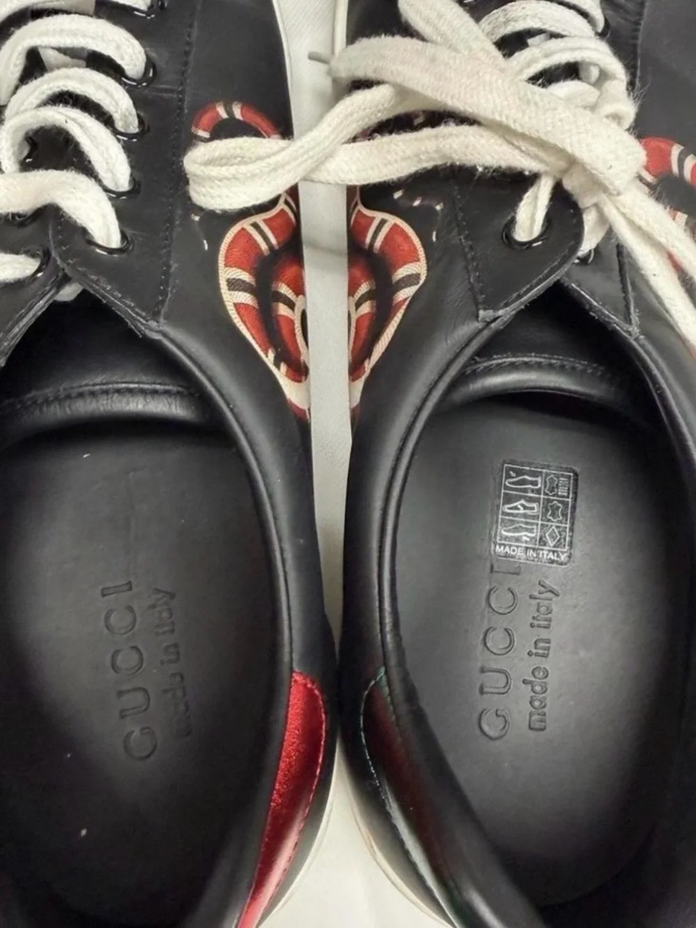 Gucci black leather